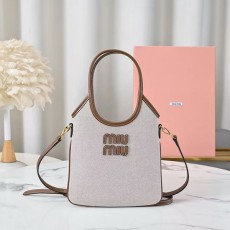 미우미우 미우 미우 아이비 레더 미니 핸드백 5BA281-2970